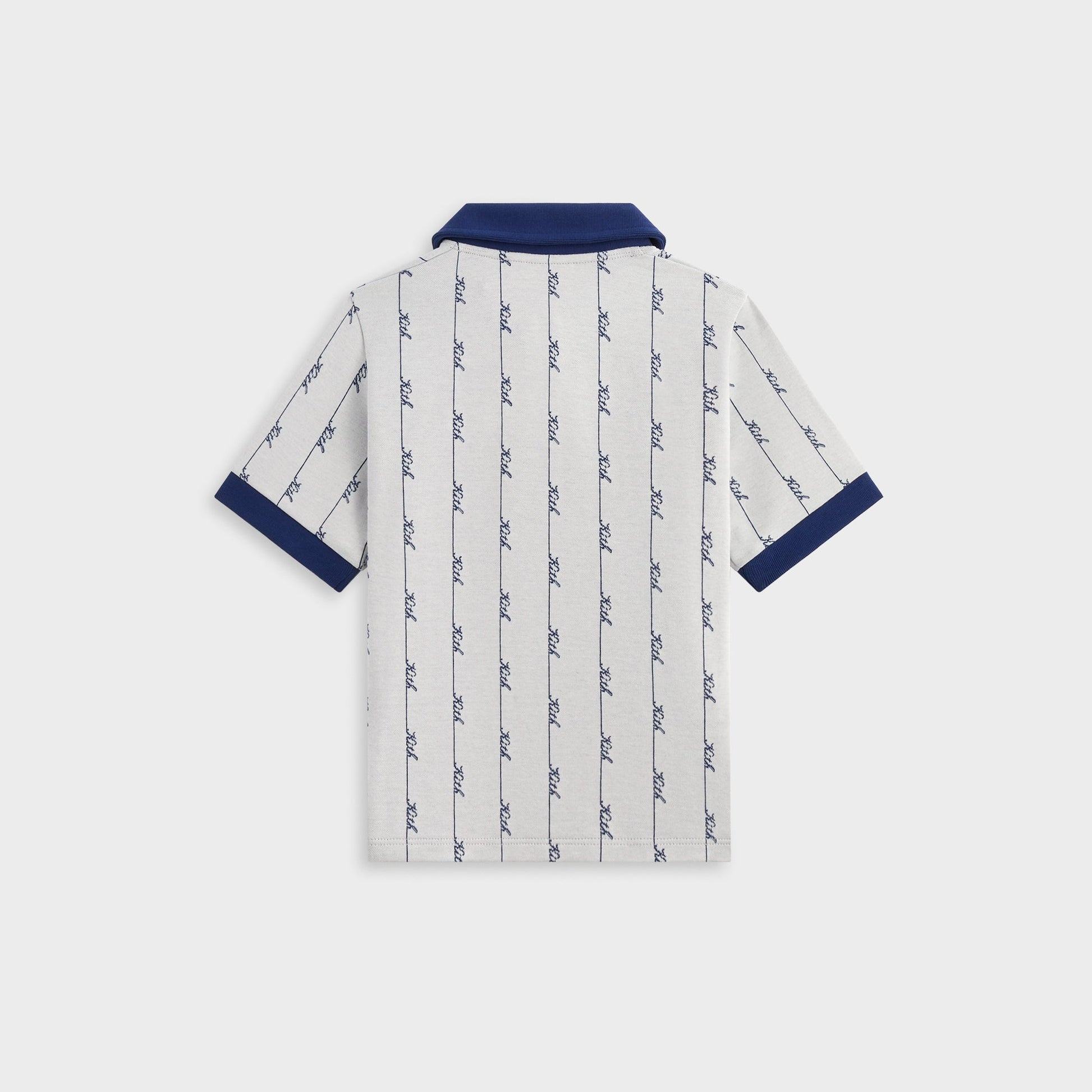 Kids Kith Kith Kids Script Knit Tilden Polo - Sandrift
