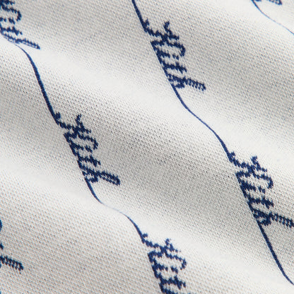 Kids Kith Kith Kids Script Knit Tilden Polo - Sandrift