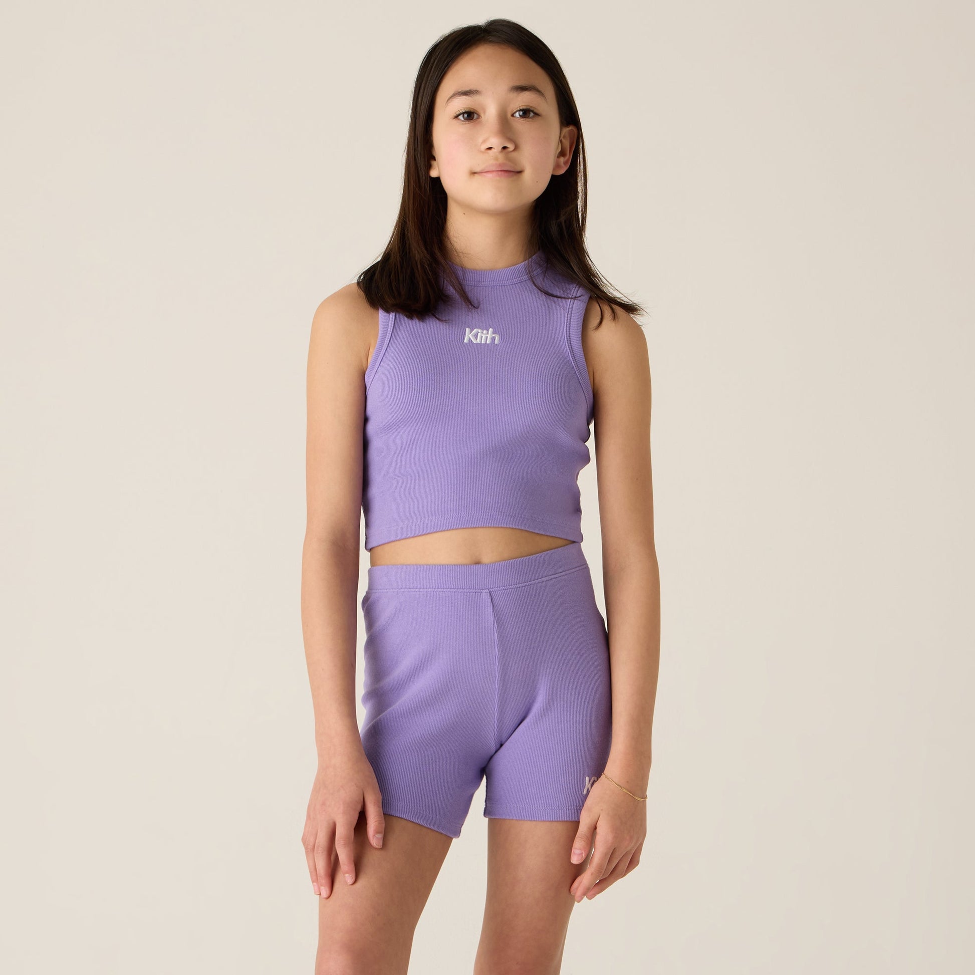Kids Kith Kith Kids Rib Tiana Tank - Iris