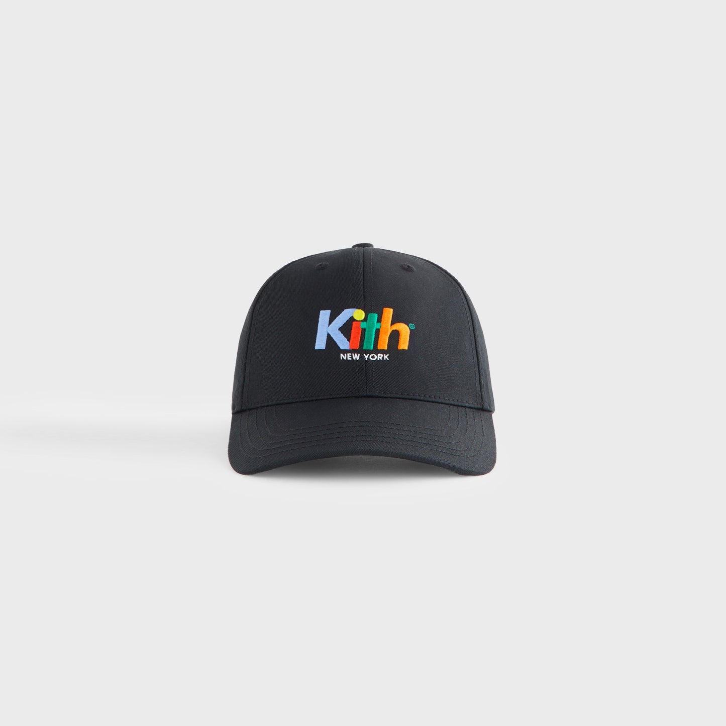 Kids Kith Kith Kids Multi Color Logo Classic Cap - Black Beauty