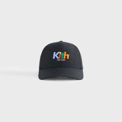 Kids Kith Kith Kids Multi Color Logo Classic Cap - Black Beauty