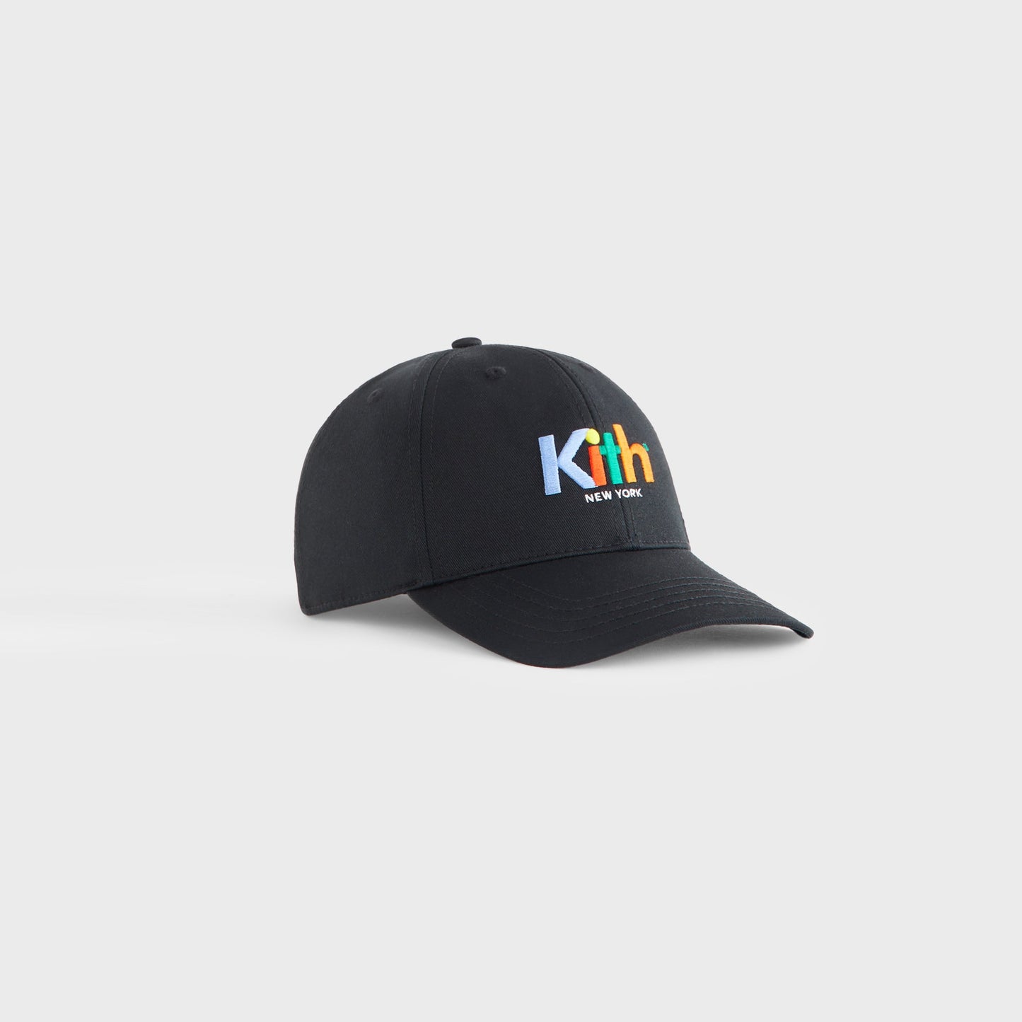 Kids Kith Kith Kids Multi Color Logo Classic Cap - Black Beauty