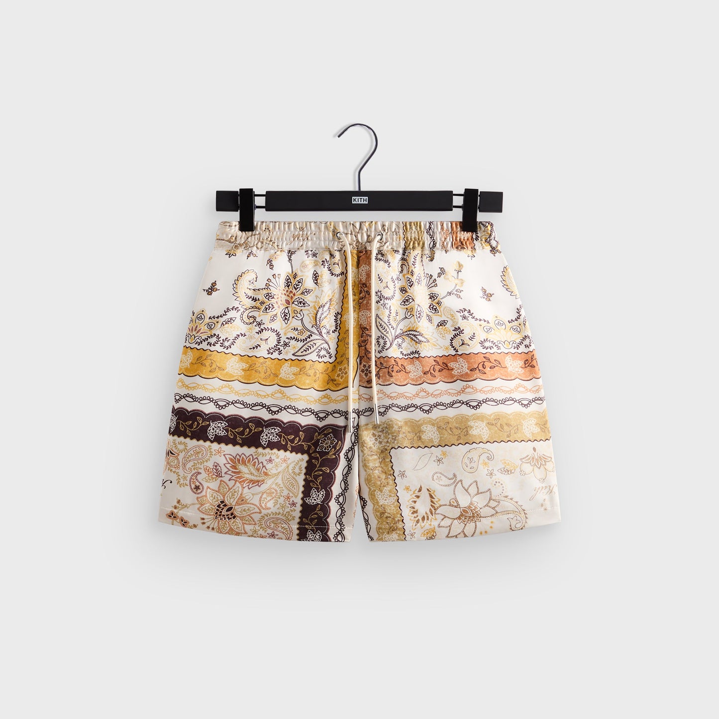 Men Kith Kith Panelled Bandana Active Short - Sandrift