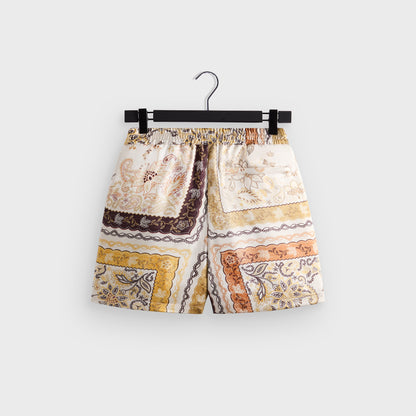 Men Kith Kith Panelled Bandana Active Short - Sandrift