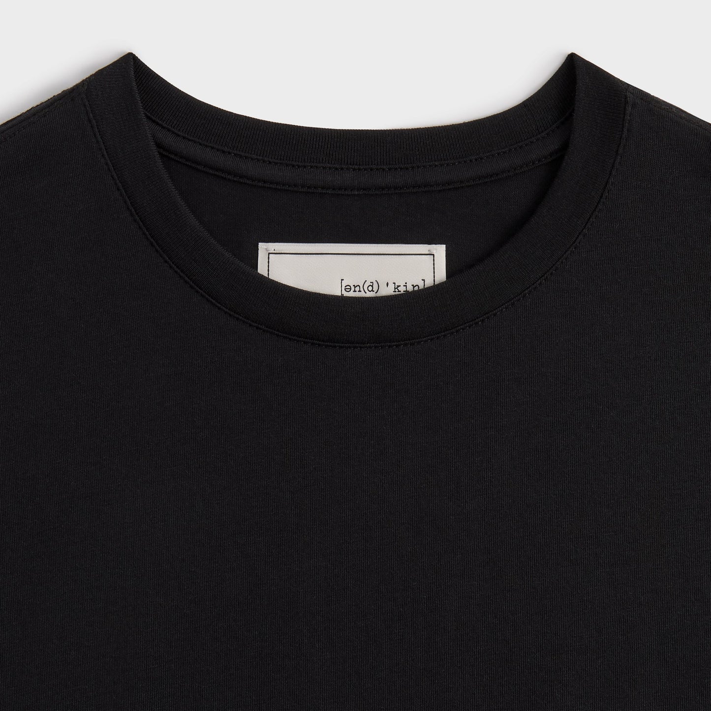Men Kith &Kin Pima Jersey Short Sleeve Heathrow Tee - Black