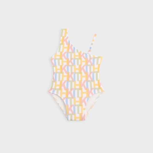 Kids Kith Kith Baby Monogram Gemma One-Piece Swimsuit - Silk