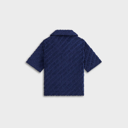 Kids Kith Kith Baby Monogram Terry Camp Shirt - Screen