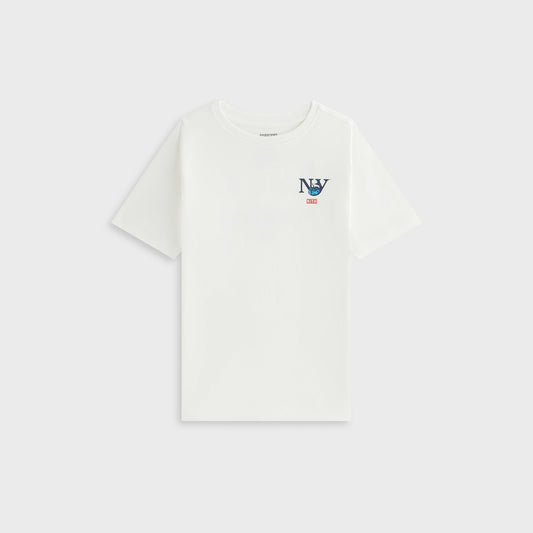 Kids Kith Kith Kids New York to the World Tee - White