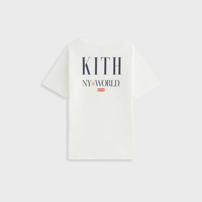 Kids Kith Kith Kids New York to the World Tee - White