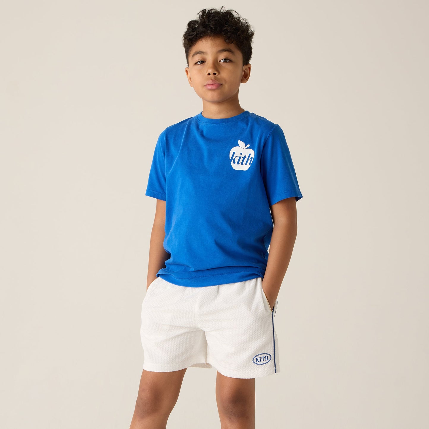 Kids Kith Kith Kids Vintage Apple Tee - Royal