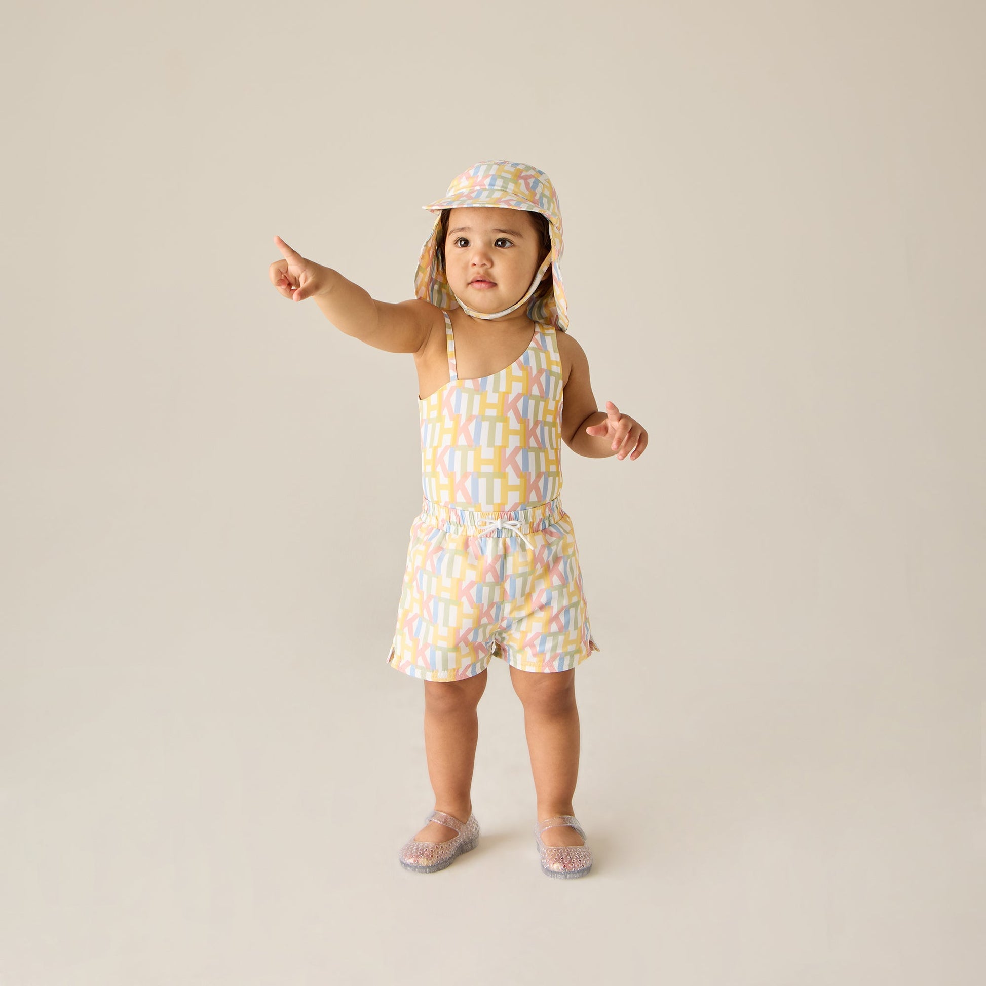 Kids Kith Kith Baby Monogram Kai Swim Trunk - Silk