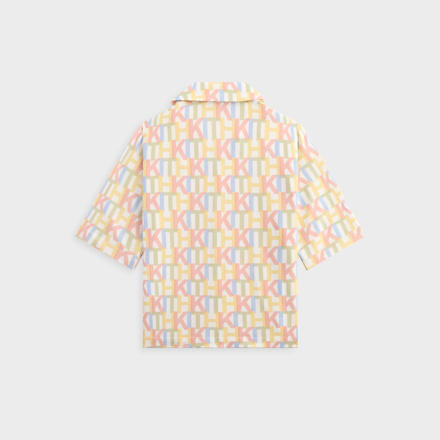 Kids Kith Kith Kids Monogram Thompson Camp Shirt - Silk