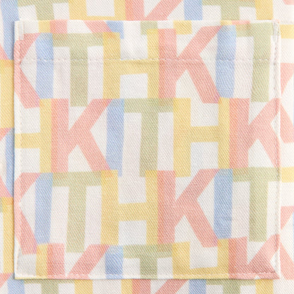 Kids Kith Kith Kids Monogram Thompson Camp Shirt - Silk