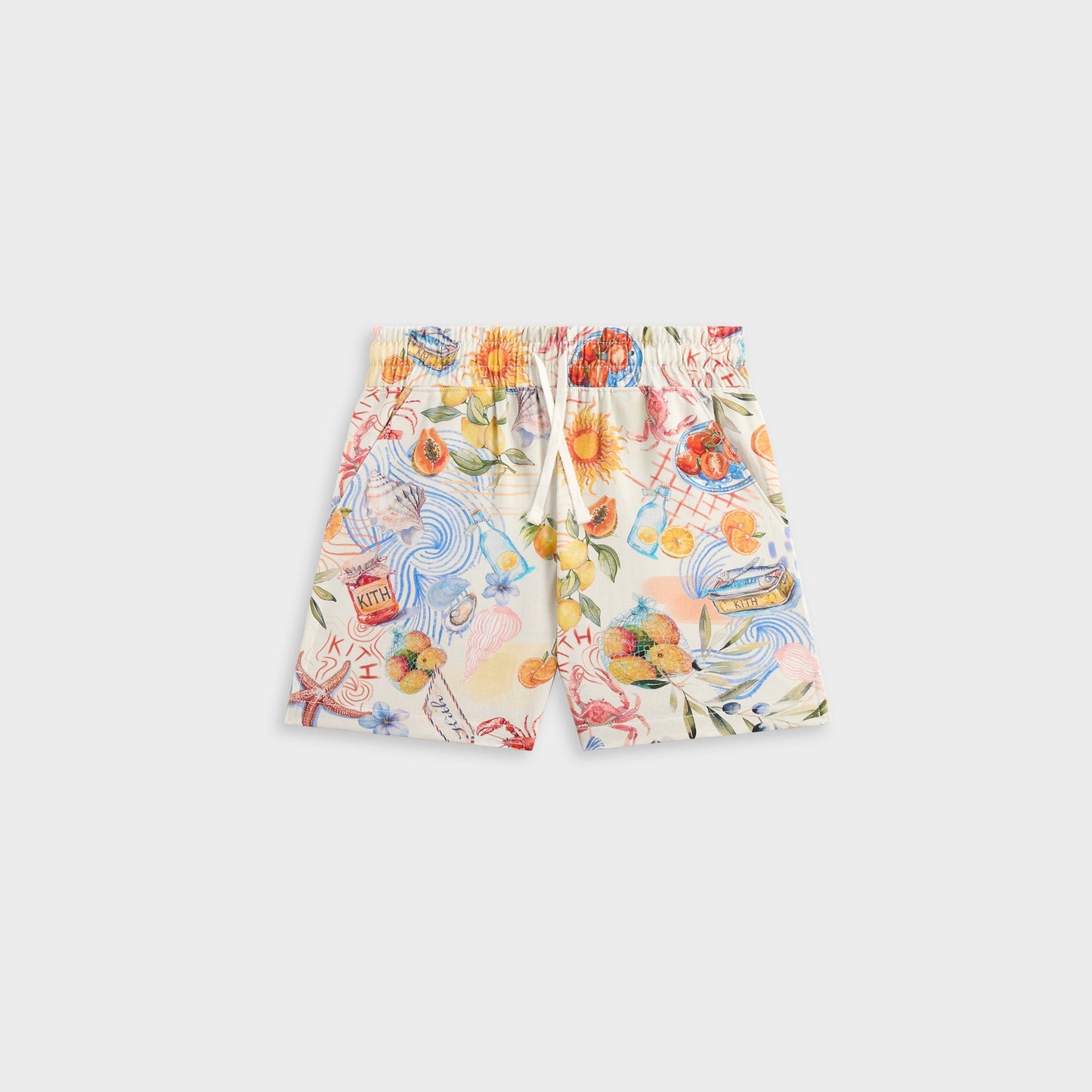 Kids Kith Kith Kids Summer Picnic Thompson Camp Short - Sandrift