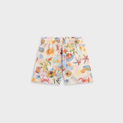 Kids Kith Kith Kids Summer Picnic Thompson Camp Short - Sandrift