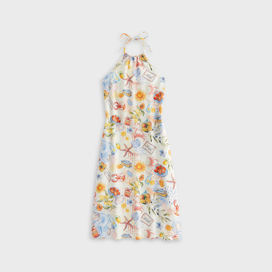 Kids Kith Kith Kids Summer Picnic Maxi Dress - Sandrift