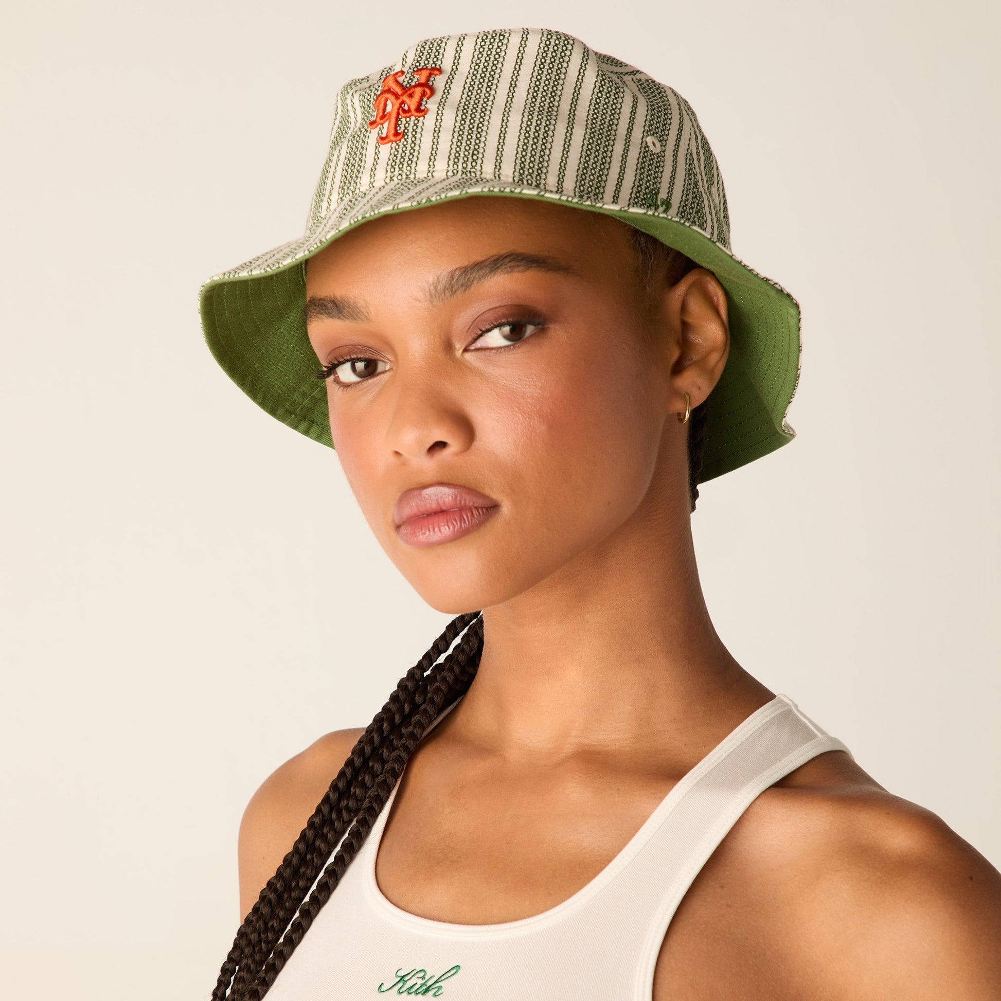 Women Kith Kith Women & '47 for the New York Mets Bucket Hat - Turf