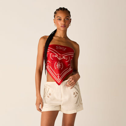 Women Kith Kith Women Deco Printed Silk Cupro Scarf - Fame