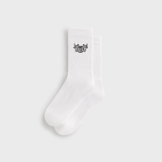 Men Kith Kith Pegasus Crew Sock - White