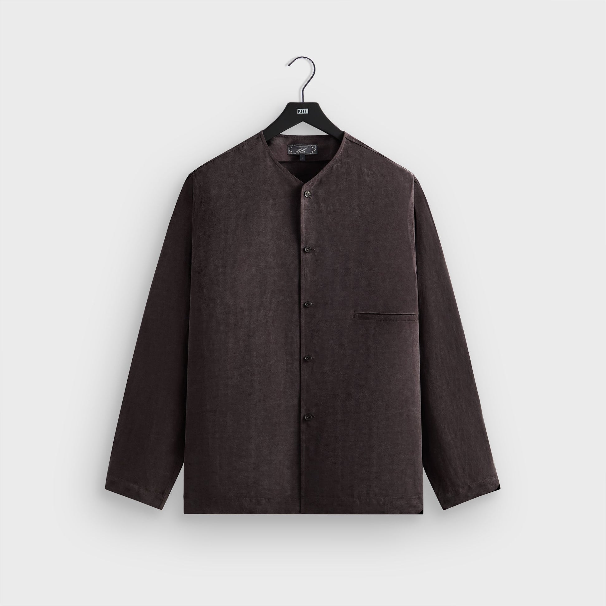 Men Kith Kith Cupro Linen Caelen Shirt - Kindling