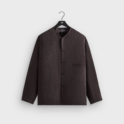 Men Kith Kith Cupro Linen Caelen Shirt - Kindling
