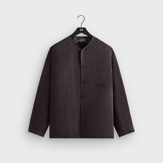 Men Kith Kith Cupro Linen Caelen Shirt - Kindling