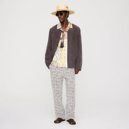 Men Kith Kith Cupro Linen Caelen Shirt - Kindling