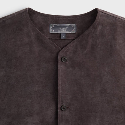 Men Kith Kith Cupro Linen Caelen Shirt - Kindling