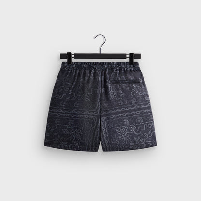 Men Kith Kith Panelled Bandana Active Short - Black