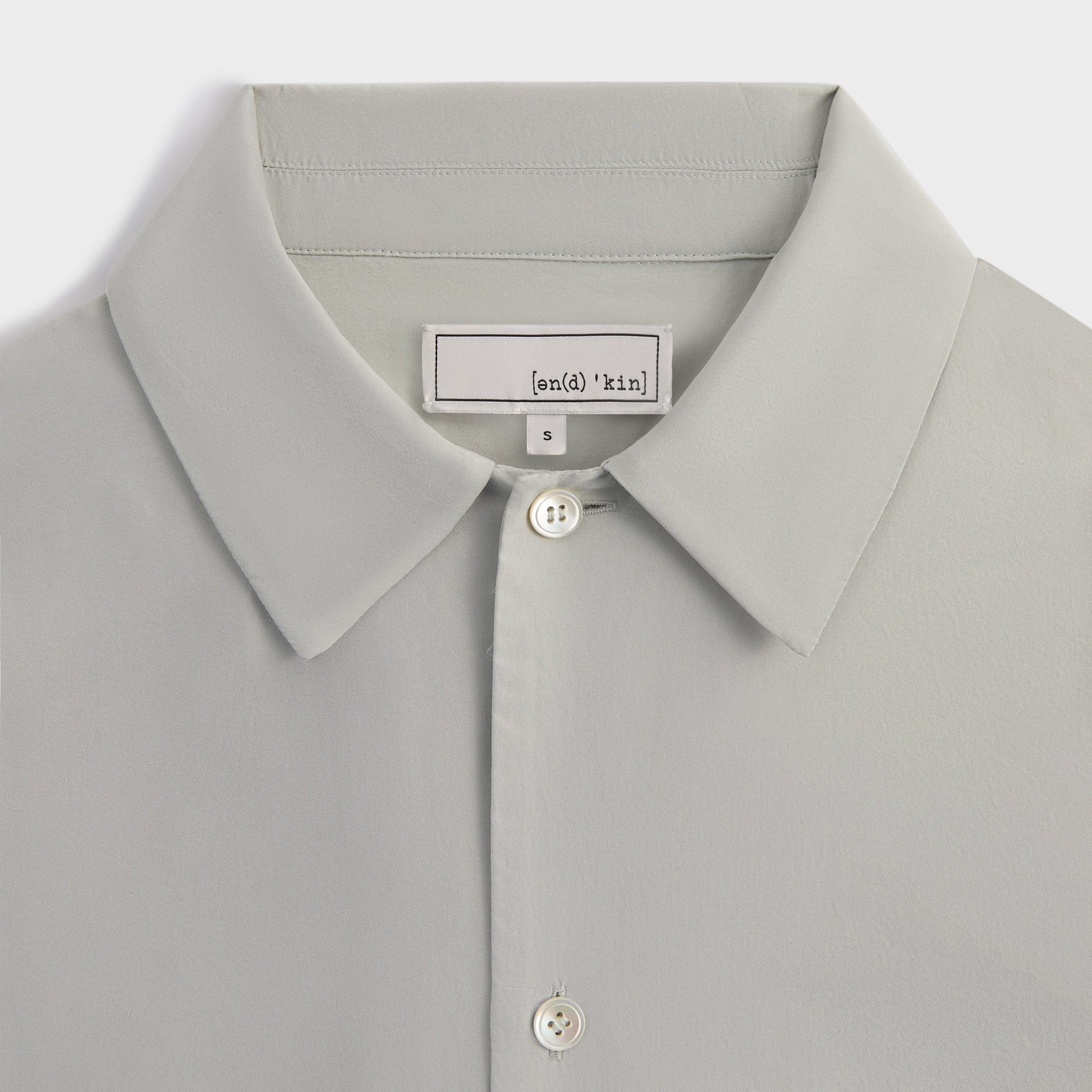 Men Kith &Kin Silk Habotai Beckham Buttondown - Palais