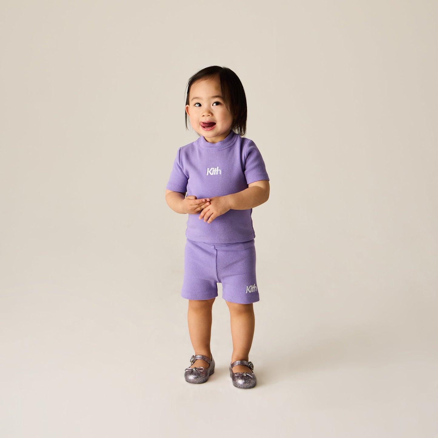 Kids Kith Kith Baby Biker Short - Iris