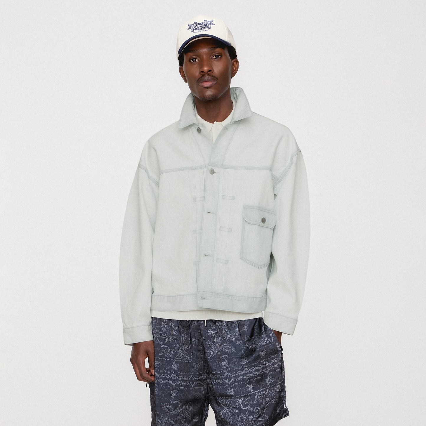 Men Kith Kith Alonzo Denim Jacket - Eden Wash