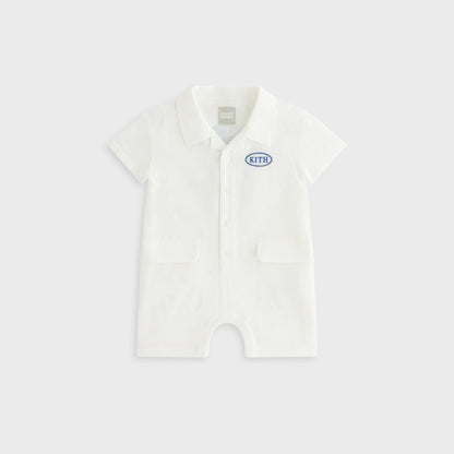 Kids Kith Kith Baby Seersucker Belmont Shortall - Silk