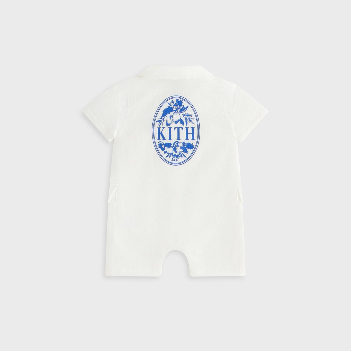 Kids Kith Kith Baby Seersucker Belmont Shortall - Silk