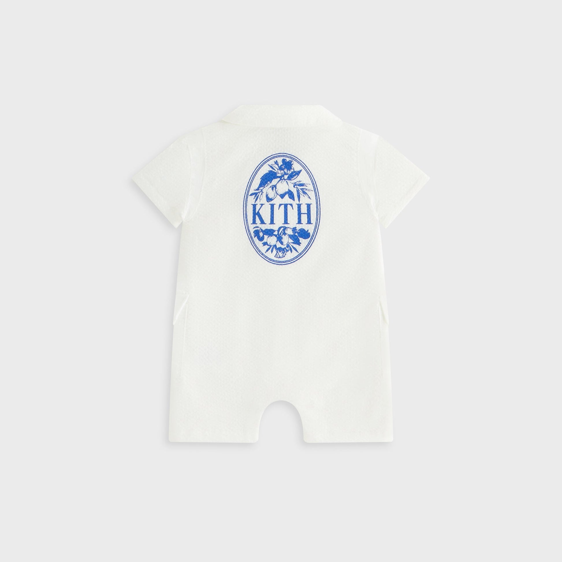 Kids Kith Kith Baby Seersucker Belmont Shortall - Silk