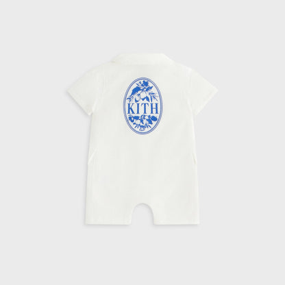 Kids Kith Kith Baby Seersucker Belmont Shortall - Silk