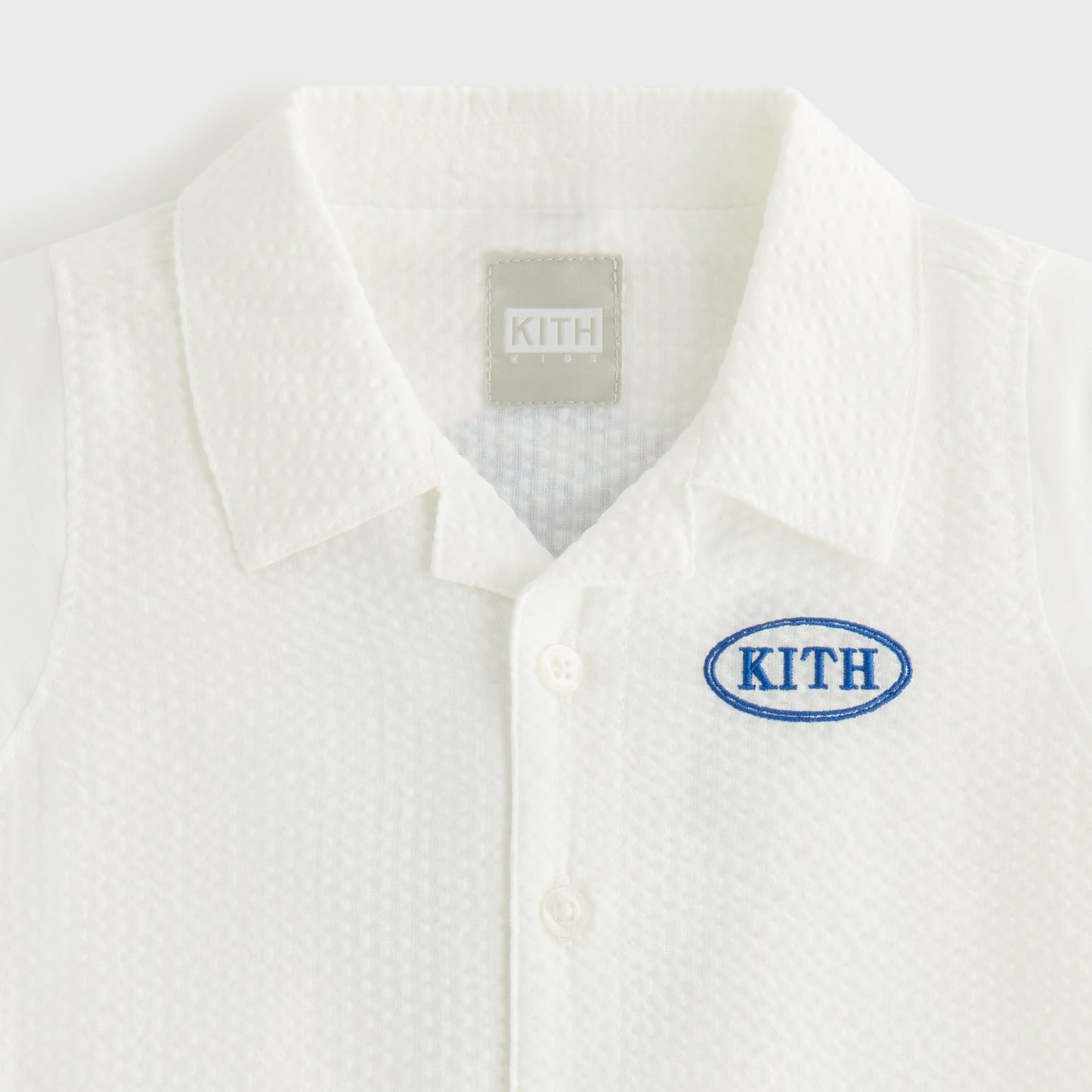 Kids Kith Kith Baby Seersucker Belmont Shortall - Silk