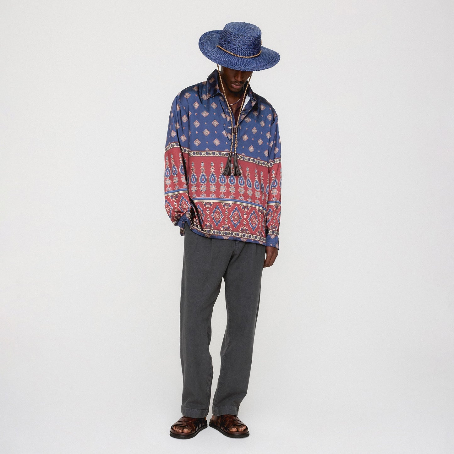 Men Kith Kith Paterson Pullover Shirt - Rhone