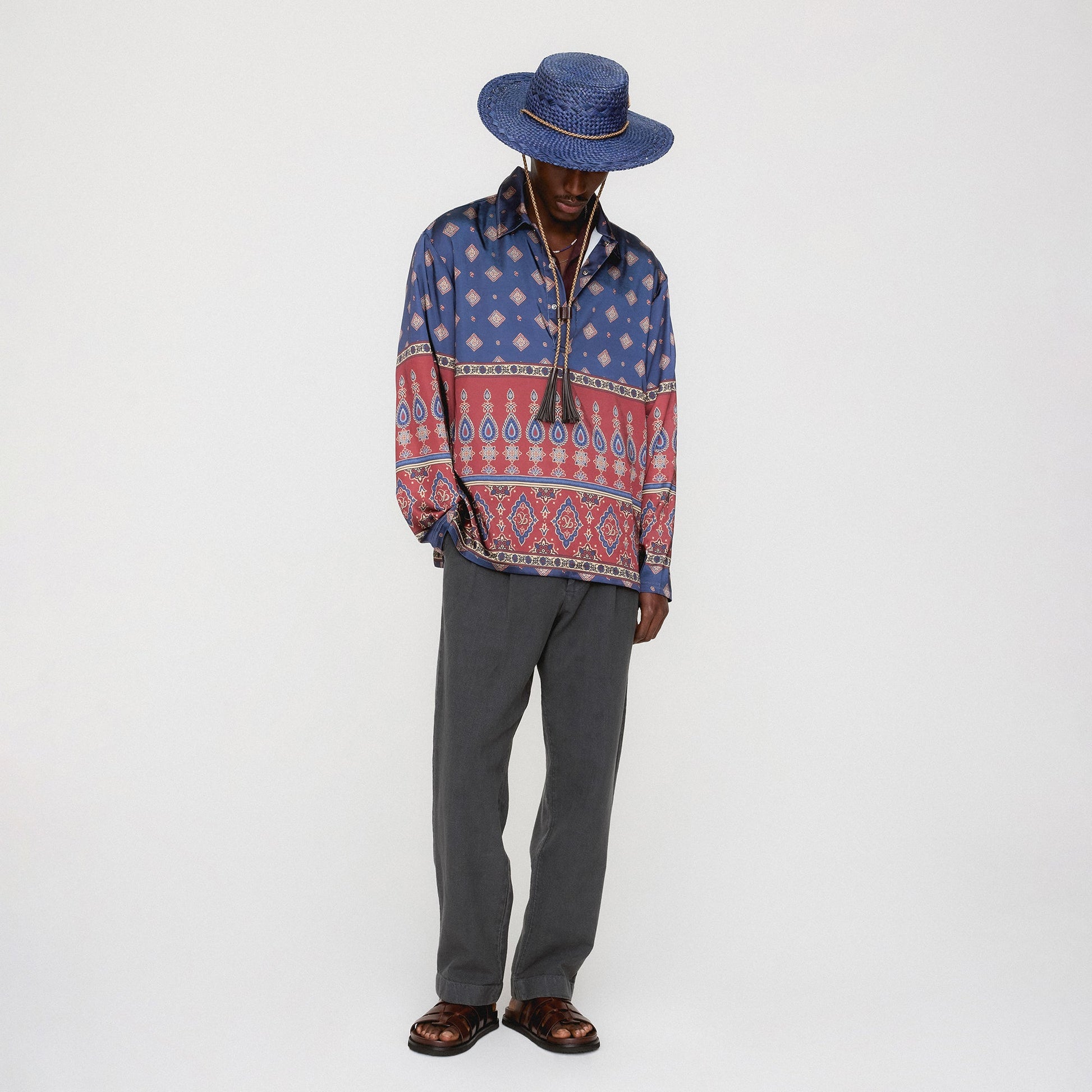 Men Kith Kith Paterson Pullover Shirt - Rhone