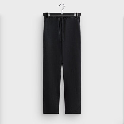 Men Kith Kith Cupro Linen Grayson Pant - Black
