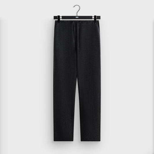 Men Kith Kith Cupro Linen Grayson Pant - Black