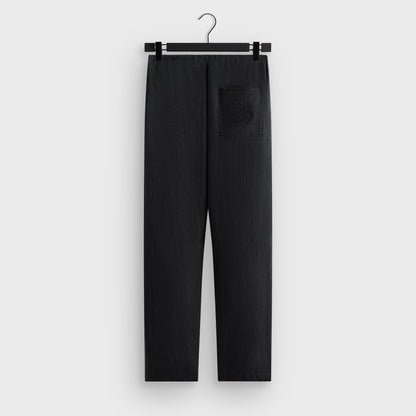 Men Kith Kith Cupro Linen Grayson Pant - Black