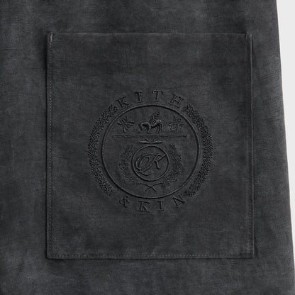 Men Kith Kith Cupro Linen Grayson Pant - Black