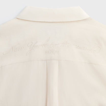 Men Kith Kith Adonis Camp Collar Shirt - Sandrift