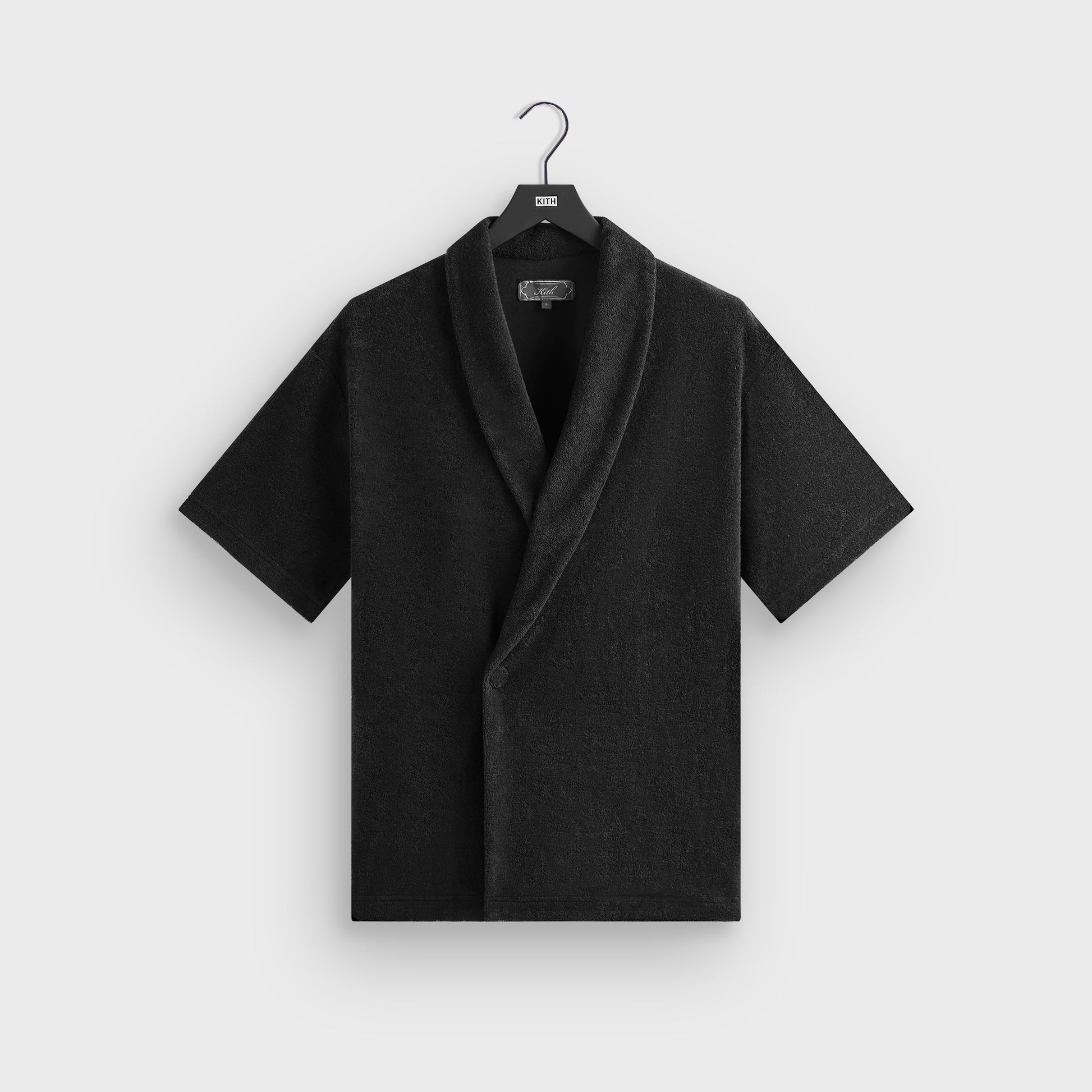 Men Kith Kith Terry Thompson Crossover Shirt - Black