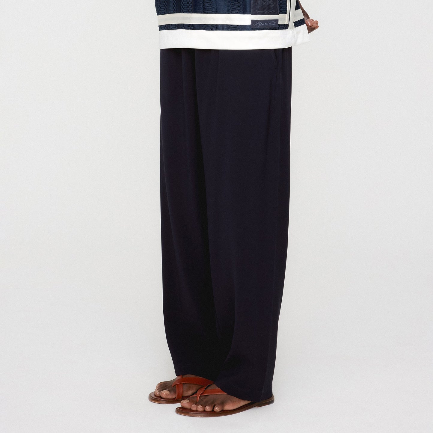 Men Kith Kith Double Crepe Grayson Pant - Ink