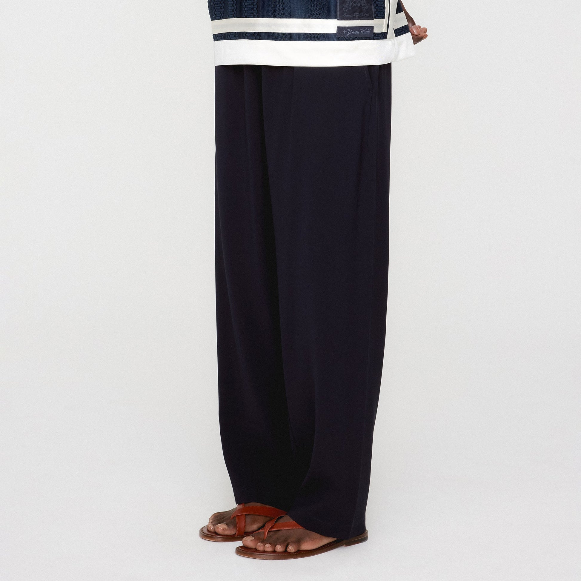 Men Kith Kith Double Crepe Grayson Pant - Ink