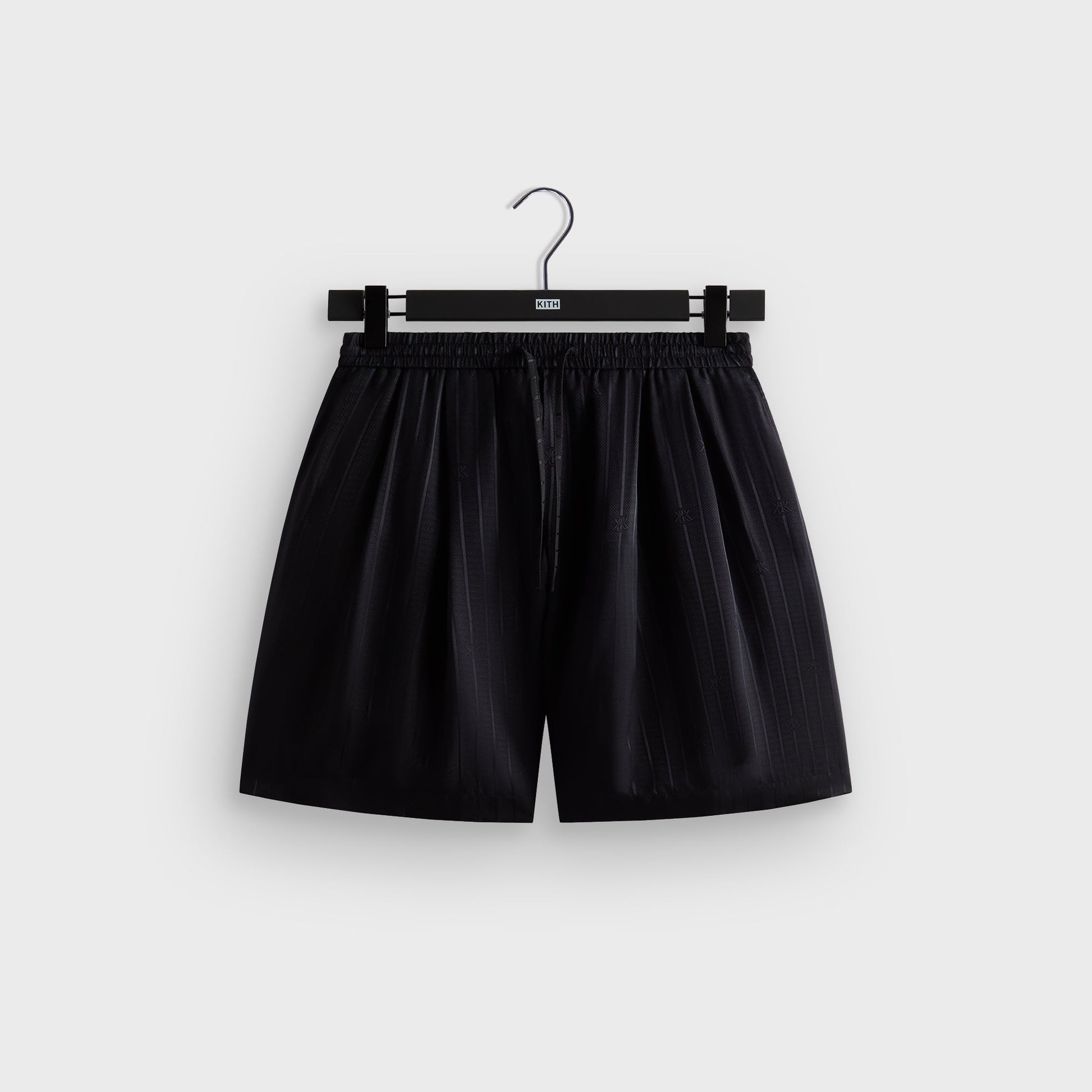 Men Kith Kith Crest Logo Kylan Pull On Short - Black