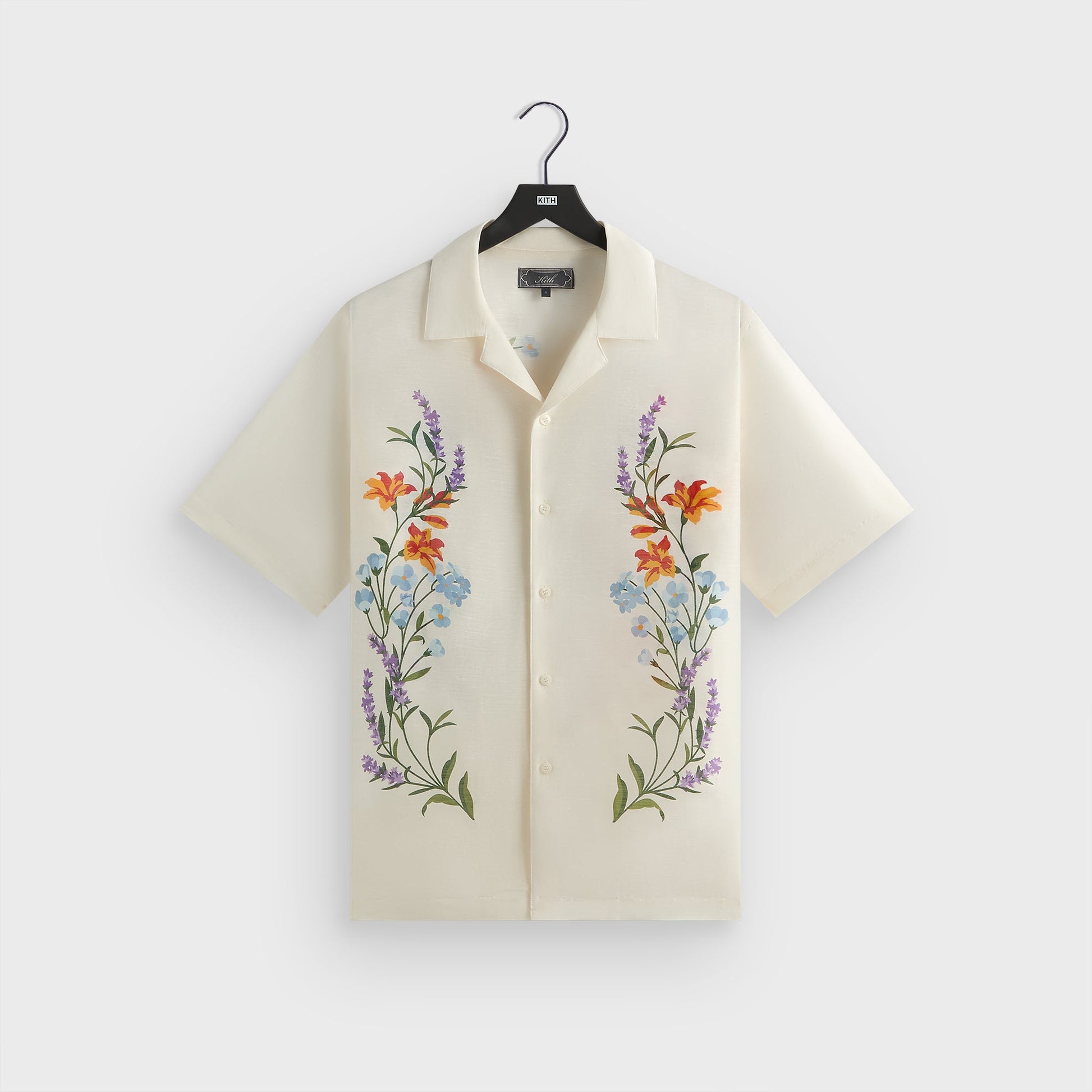 Men|Kids Kith Kith Linen Thompson Camp Collar Shirt - Sandrift