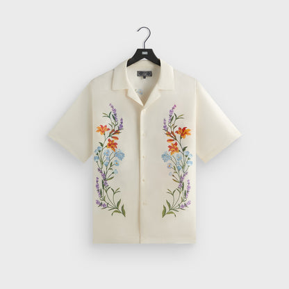 Men|Kids Kith Kith Linen Thompson Camp Collar Shirt - Sandrift